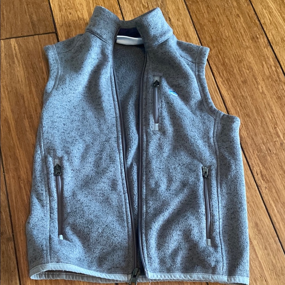 Southern Tide Charcoal Fleece Vest